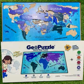 World Map Puzzle (Color)
