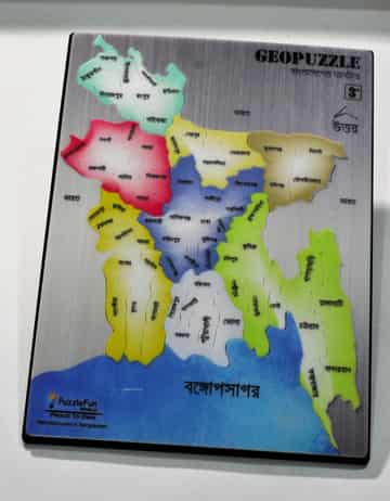 Bangladesh Map Puzzle (District Level) (Bangla Version)