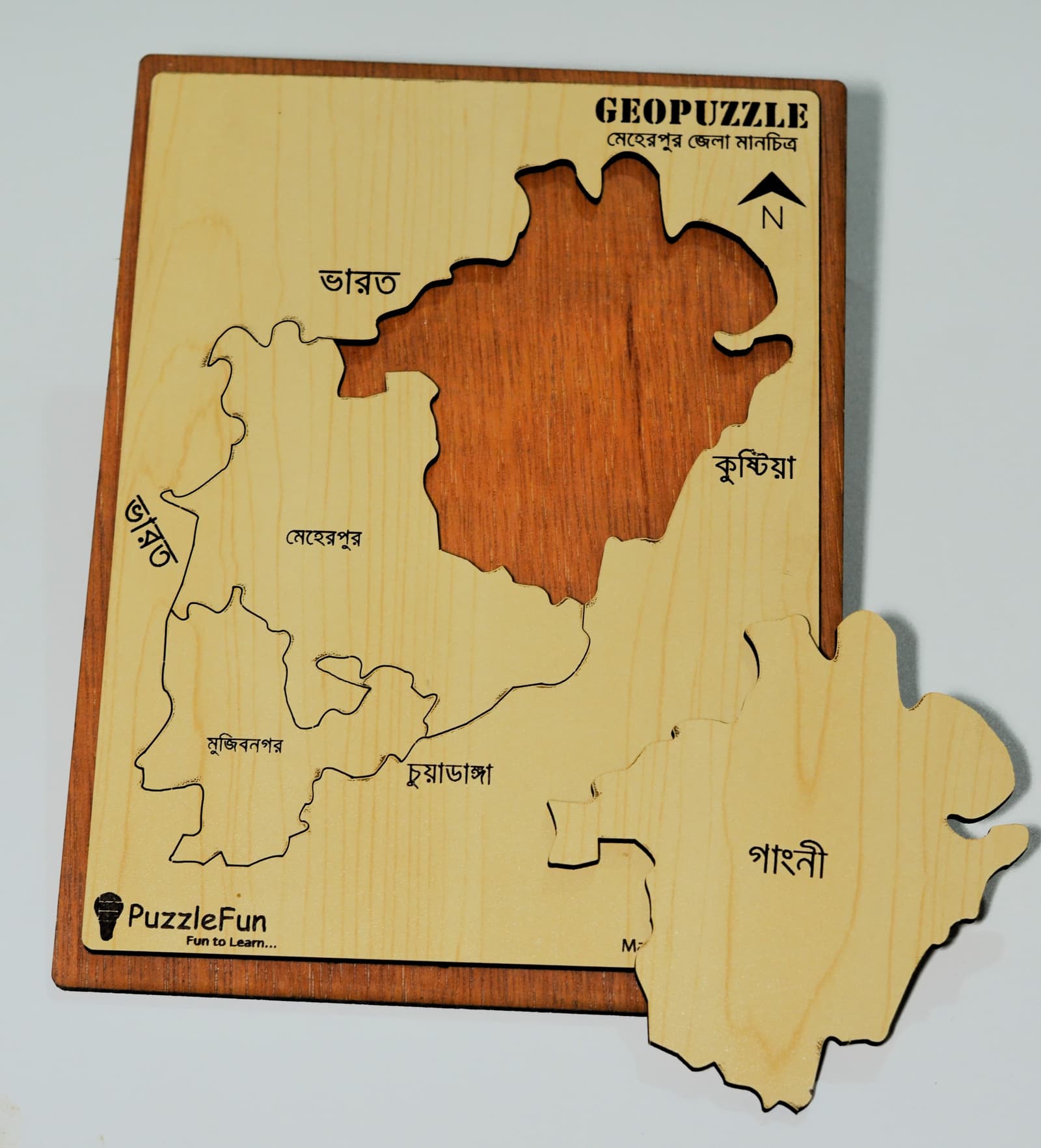 Meherpur Zilla Map