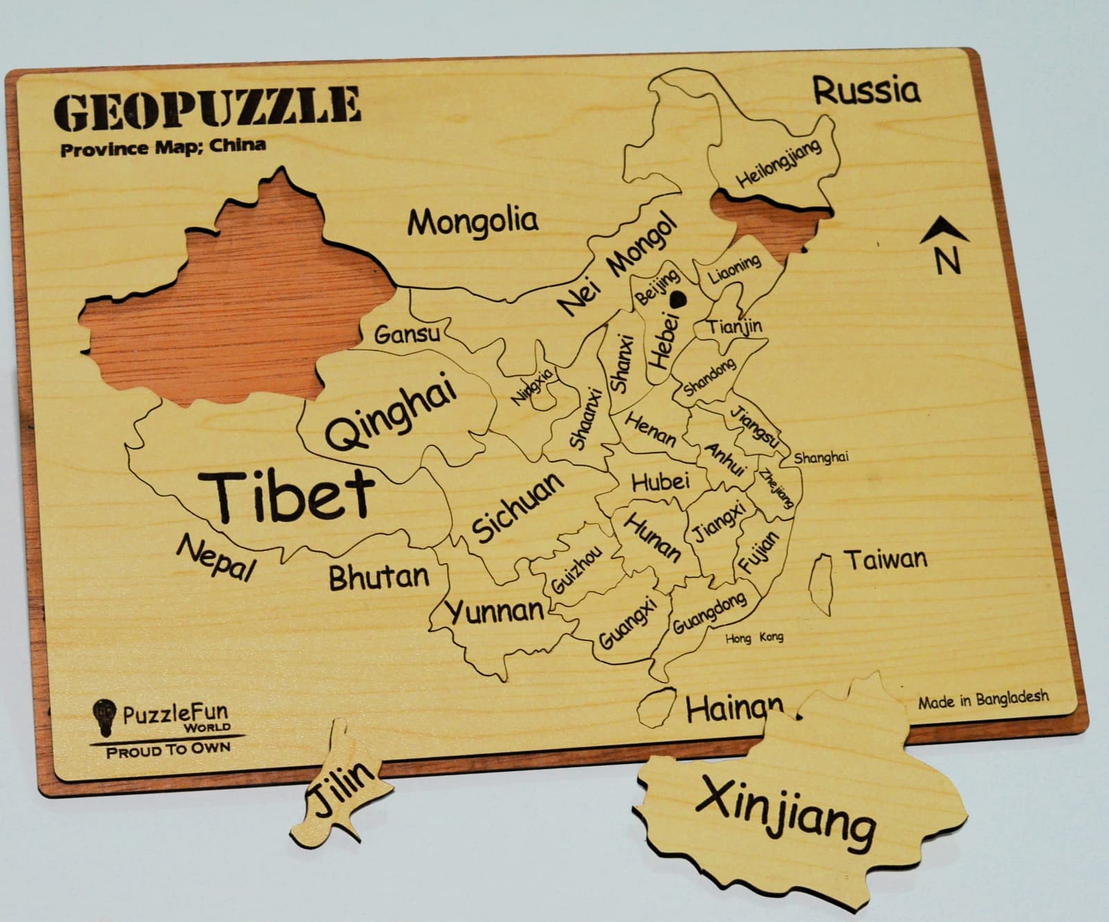 Geo Puzzle China Map
