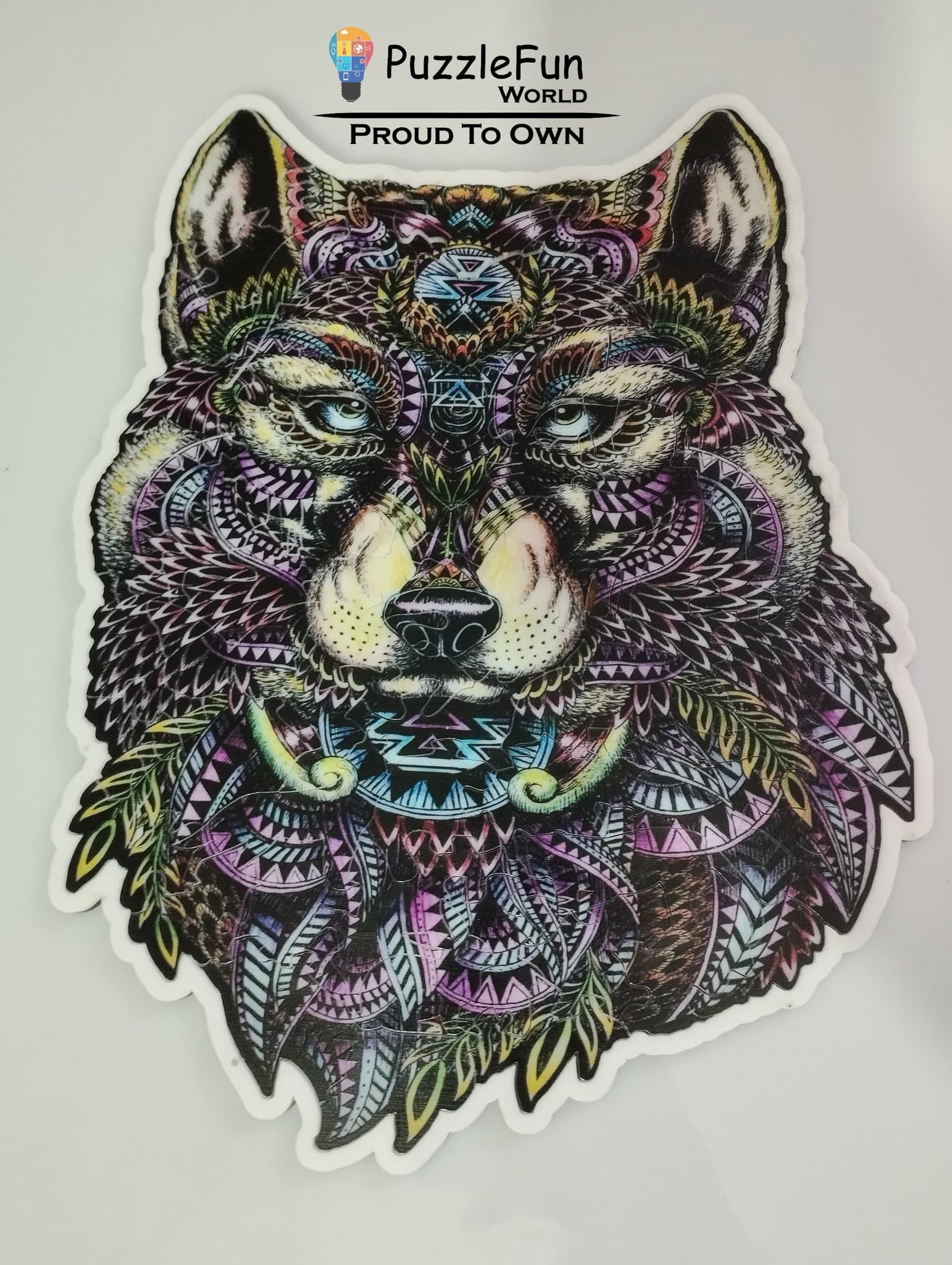 Colorful Puzzle (Gradient Wolf)