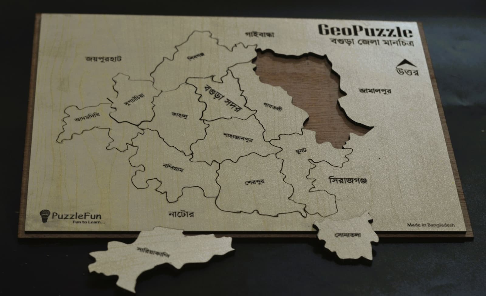 Bogura Zilla Map
