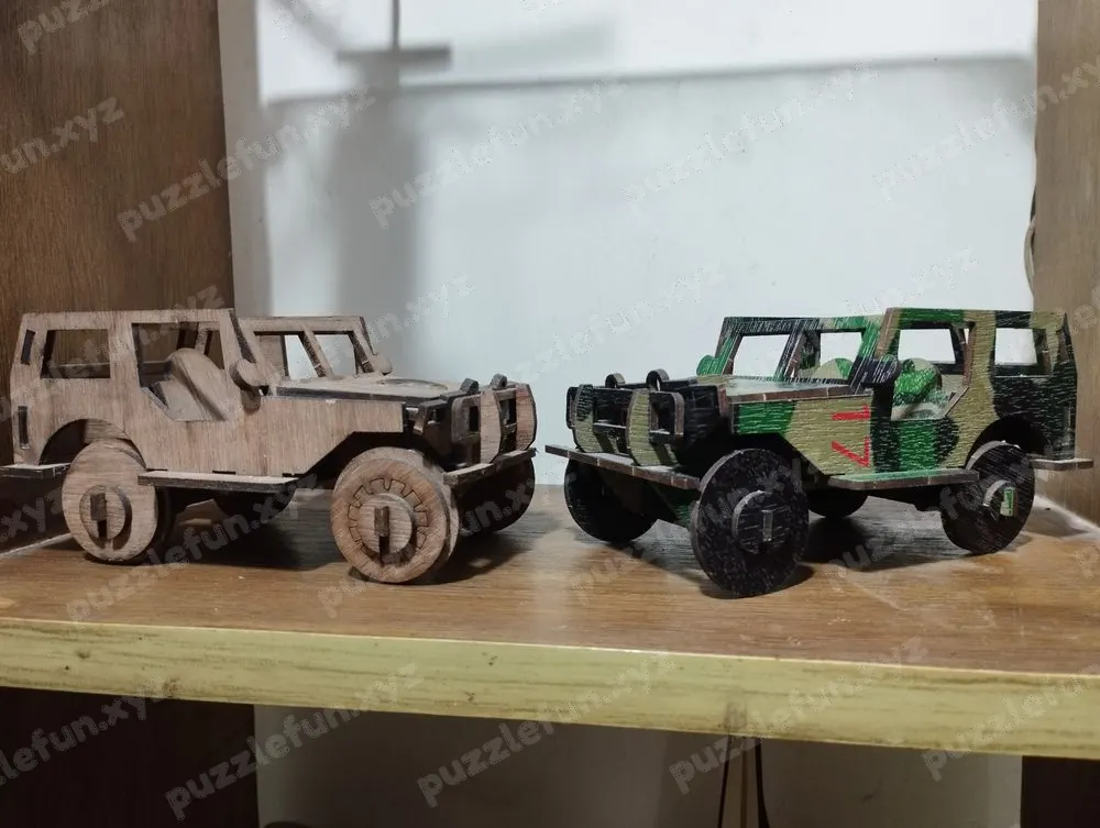 Vintage Jeep (3d puzzle)