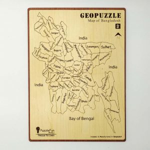 Bangladesh Map Puzzle Magnetic English