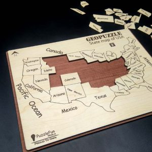 USA State Map Puzzle