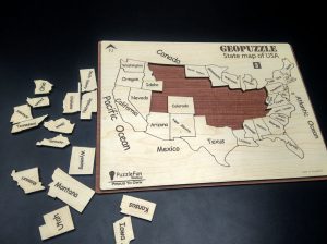 USA State Map Puzzle